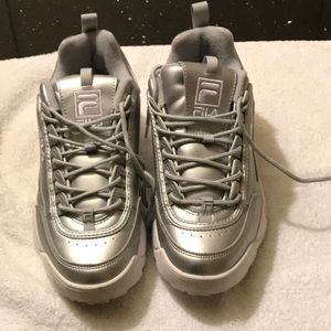FILA Silver women’s sneakers